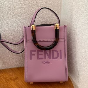 Fendi-Sunshine Mini Shopper Tote